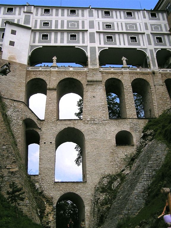 Český Krumlov,zámocký most.jpg